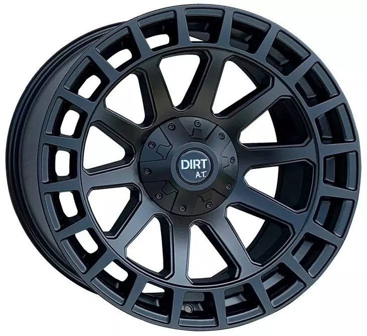 D76 Flatblack 9x18 6/114,3/139,7 ET20 CB78.1 60° - Alumiinivanteet - 361744 - 1