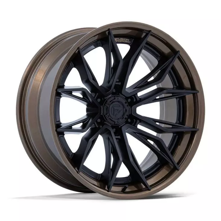 FC404 MUTINY MATTE BLACK W/ GLOSS BRONZE LIP 10x22 8/170 ET0 CB125,1 60° - Alumiinivanteet - 366304 - 1