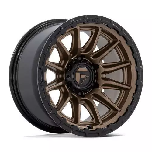 FC866 PISTON MATTE BRONZE W/ GLOSS BLACK LIP 8,5x17 6x139,7 ET25 CB106.1 60° 1678 kg - Alumiinivanteet - 357474 - 1