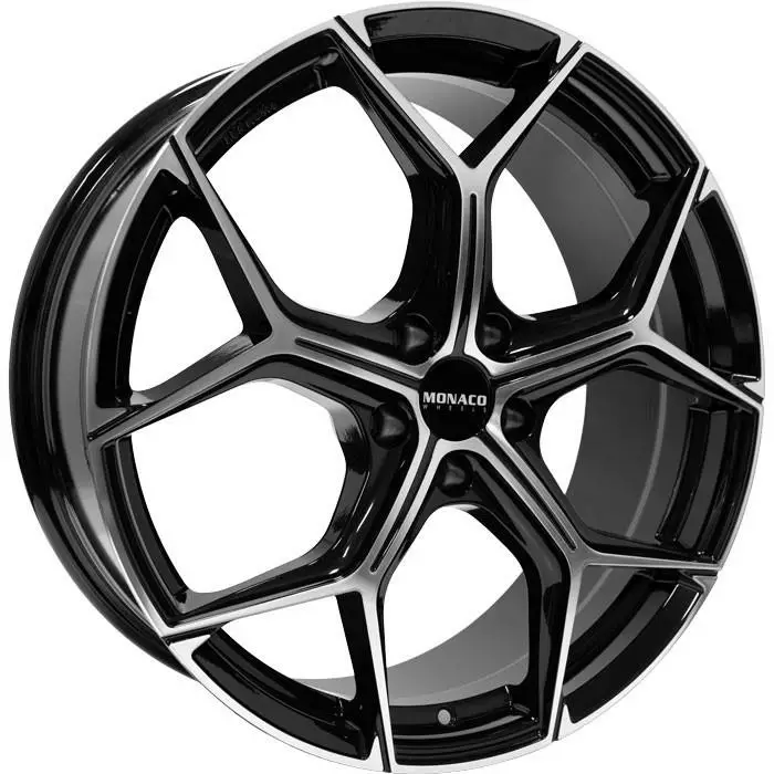 GP16 Black Polished 8x18 5/112 ET39 60° - Alumiinivanteet - 374144 - 1