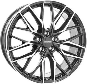 GPX Black Polished 8x20 5/112 ET40 60° - Alumiinivanteet - 363054 - 1