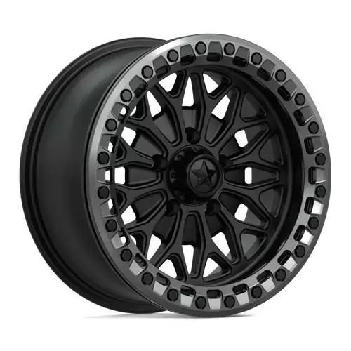 MA53 BOLO UTV BEADLOCK MATTE BLACK W/ GLOSS GUNMET 7x18 5/114,3 ET10 CB72.6 60° - Alumiinivanteet - 369374 - 1