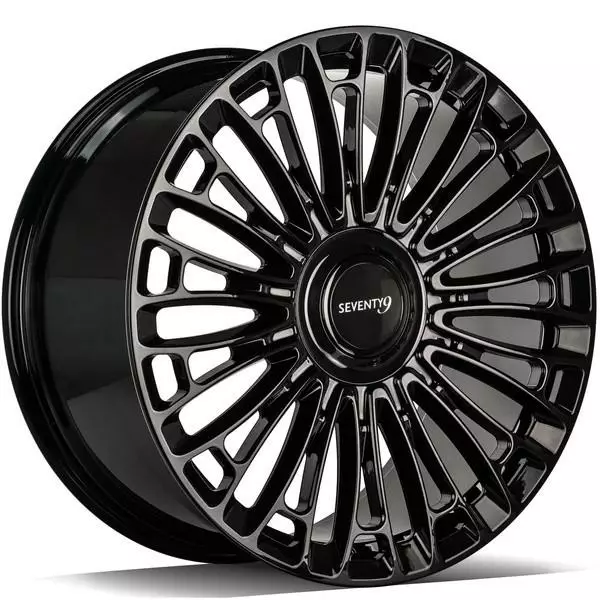 MF.17 Black Glossy 9x21 5/112 ET30 CB66.6 60° - Alumiinivanteet - 373014 - 1