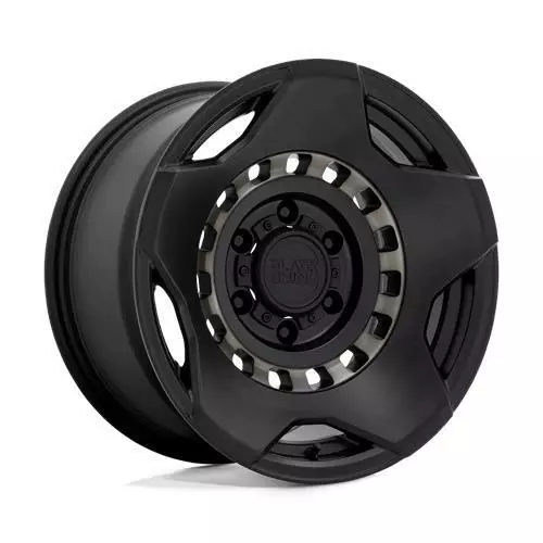 MUZZLE MATTE BLACK W/ MACH TINT RING 9x20 6/135 ET12 CB87,1 60° - Alumiinivanteet - 359024 - 1