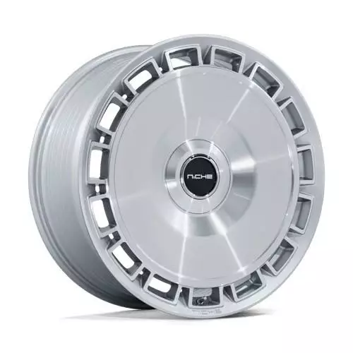 NC287 VENICE GLOSS SILVER W/ MACHINED FACE 10,5x22 5/112/120 ET38 CB72.6 60° - Alumiinivanteet - 372594 - 1