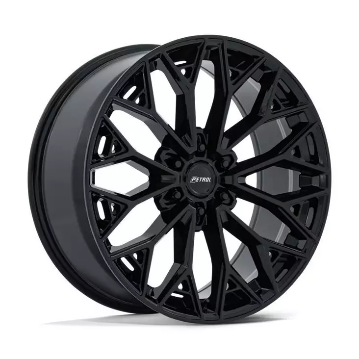 PE006 P5E GLOSS BLACK 9,5x22 6/135 ET30 CB87.1 60° - Alumiinivanteet - 361204 - 1