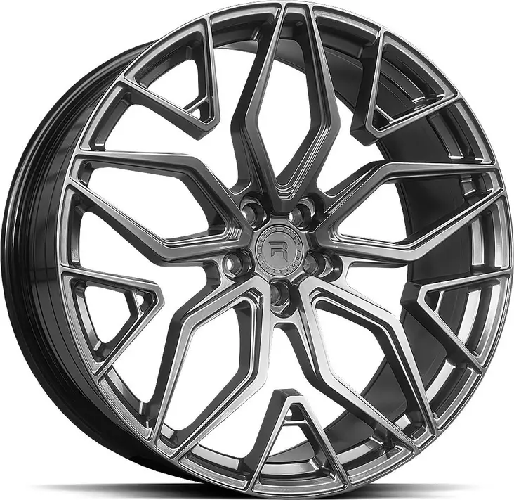 R-SERIES R17 Hyper Silv Black 10x23 5/112 ET20 CB66.6 60° - Alumiinivanteet - 356114 - 1