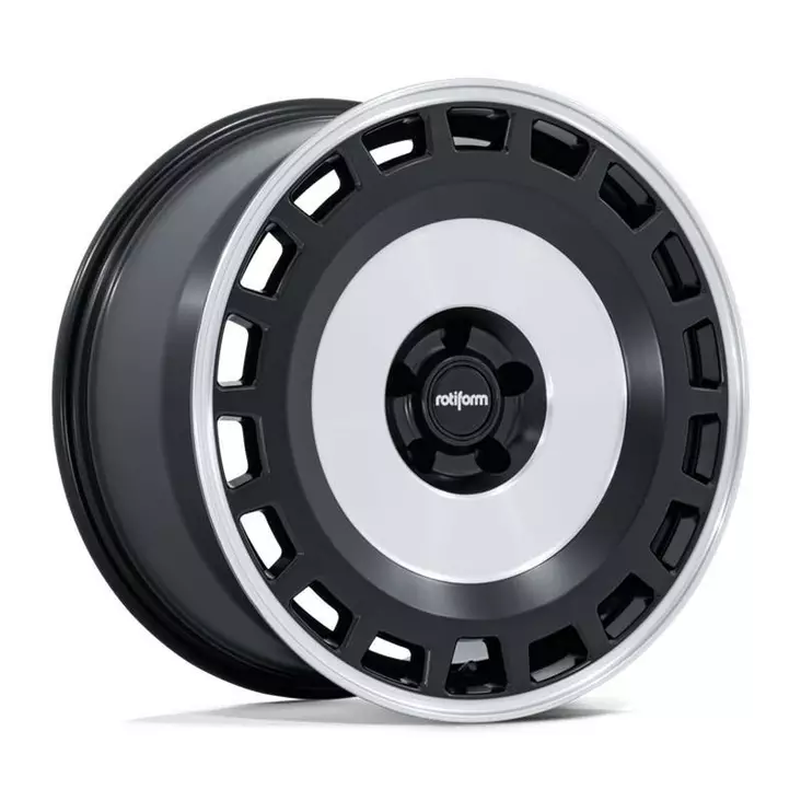 RC213 ZBF MATTE BLACK W/ MACHINED FACE 8,5x19 5/112 ET25 CB66.6 60° - Alumiinivanteet - 370104 - 1