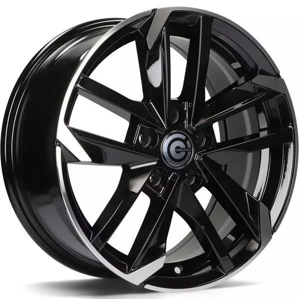 Rennes Black Front Polished 6,5x15 4/108 ET25 CB65.1 60° - Alumiinivanteet - 354464 - 1