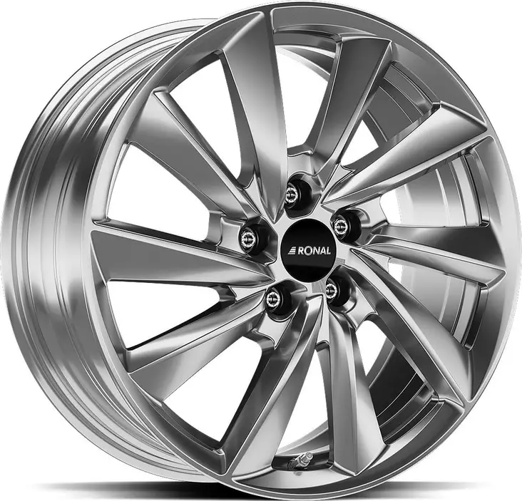 RONAL R70 Platinum Silv 9x18 5x120 ET30 CB82.0 60° 825 kg - Alumiinivanteet - 345694 - 1