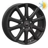 SKANDIC Matt Black 7x17 5/100 ET46 60° - Alumiinivanteet - 372534 - 1