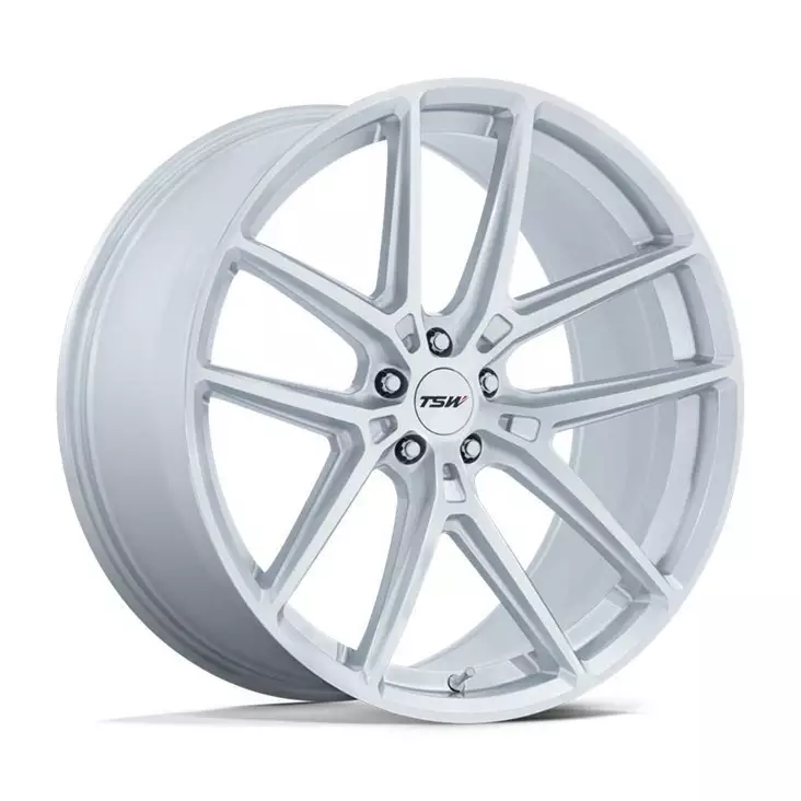 TW006 IMOLA GLOSS SILVER W/ MACHINED FACE 10,5x22 5/112 ET38 CB66.6 60° - Alumiinivanteet - 369674 - 1