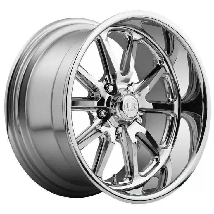 U110 RAMBLER CHROME PLATED 7x18 5x114,3 ET1 CB72.6 60° 725 kg - Alumiinivanteet - 354324 - 1