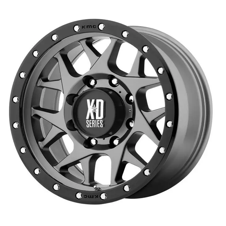 XD127 Matte Gray Black Ring 9x18 6/139,7 ET18 CB106,2 60° - Alumiinivanteet - 240074 - 1