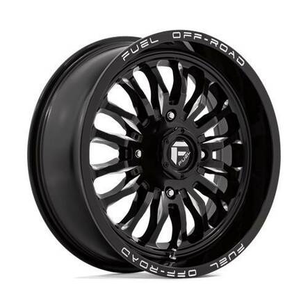 D821 ARC UTV GLOSS BLACK MILLED 7x24 4/137 ET13 CB110.1 60° - Alumiinivanteet - 332805 - 1