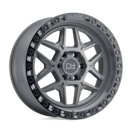 KELSO BATTLESHIP GRAY W/ BLACK RING 9x20 6/139,7 ET12 CB112.1 60° - Alumiinivanteet - 325545 - 1