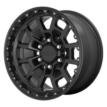 KM718 SUMMIT SATIN BLACK 8,5x17 5/127 ET0 CB71.5 60° - Alumiinivanteet - 277235 - 1