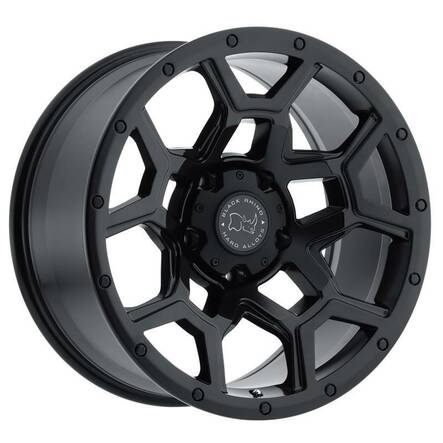 OVERLAND MATTE BLACK 9,5x17 6/139,7 ET6 CB112.1 60° - Alumiinivanteet - 286925 - 1