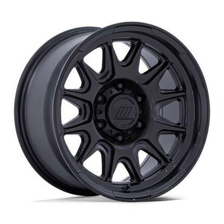 PA200 PULSE MATTE BLACK 8x17 5/127 ET20 CB71.5 60° - Alumiinivanteet - 336405 - 1