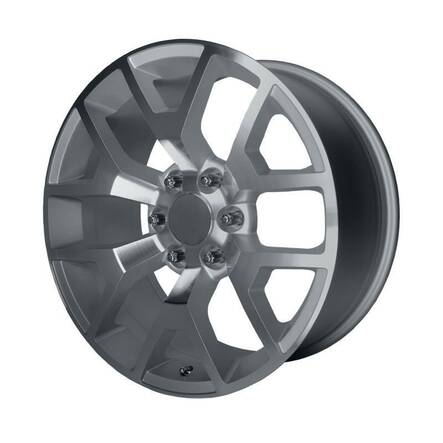 PR169 Silver with Machined Spokes 9x20 6/139,7 ET27 CB78.3 60° - Alumiinivanteet - 271085 - 1