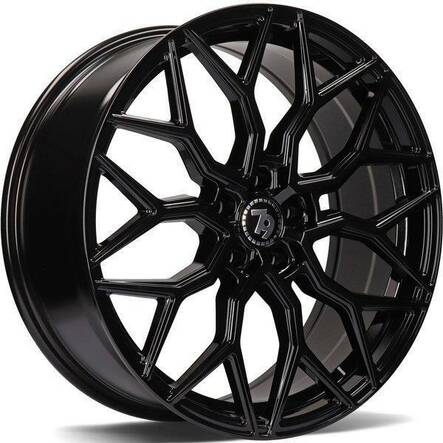 SV-K Black Glossy 7x16 4/100 ET38 CB67.1 60° - Alumiinivanteet - 314385 - 1