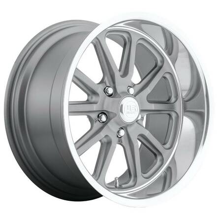 UC111 MATTE GUN METAL MACHINED 9,5x20 5/120,65 ET1 CB72.6 60° - Alumiinivanteet - 250785 - 1
