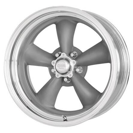 VN215 Mag Gray Machined Lip 7x18 5/114,3 ET6 CB83.1 60° - Alumiinivanteet - 239775 - 1