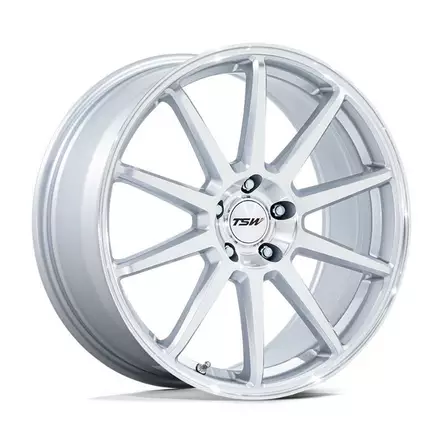 TW004 CANARD GLOSS SILVER W/ MACHINED FACE 9,5x19 5/112 ET40 CB66.6 60° - Alumiinivanteet - 341695 - 1