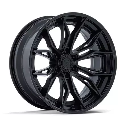FC404 MUTINY MATTE BLACK W/ GLOSS BLACK LIP 10x22 6/135 ET-18 CB87.1 60° - Alumiinivanteet - 357415 - 1