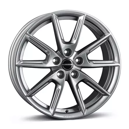 BORBET LX18 Grey Gloss 8x18 5/112 ET48 CB66.6 60° - Alumiinivanteet - 340235 - 2