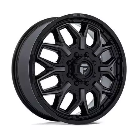 D875 FLUX DUALLY GLOSS BLACK BRUSH-FC GRAY TINT 8,25x22 8/210 ET-201 CB154.3 60° - Alumiinivanteet - 356395 - 1