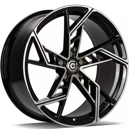 EVIL Black Front Polished 10x22 5/112 ET20 CB66.5 60° - Alumiinivanteet - 358365 - 1