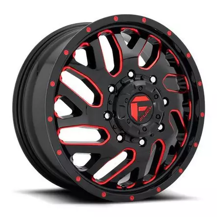 FC656 GLOSS BLACK RED TINTED CLEAR 8,25x20 8/165,1 ET105 CB121.5 60° - Alumiinivanteet - 245885 - 1