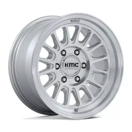KM733 IMPACT FFT GLOSS SILVER W/ MACHINED FACE 8,5x17 6/139,7 ET35 CB108.0 60° - Alumiinivanteet - 372785 - 1