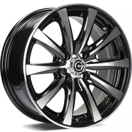 Raven Black Front Polished 6,5x15 4/100/98 ET35 CB67.1 60° - Alumiinivanteet - 356375 - 1