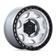 BR018 VOYAGER SILVER MACHINED W/ M-BLACK LIP 8,5x17 6/139,7 ET0 CB106,1 60° - Alumiinivanteet - 336715 - 1