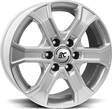 BROCK RC31 Crystal Silv 8x18 6/120 ET51 CB74.6 60° - Alumiinivanteet - 335075 - 1
