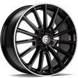 BULLOCK Black Glossy Lip Polished 7x17 5/100 ET40 CB73,1 60° - Alumiinivanteet - 323905 - 2