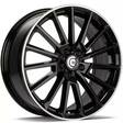 BULLOCK Black Glossy Lip Polished 7x17 5/100 ET40 CB73,1 60° - Alumiinivanteet - 323905 - 1