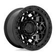 D786 UNIT MATTE BLACK W/ MATTE BLACK RING 9x17 6/139,7 ET1 CB106.1 60° - Alumiinivanteet - 326325 - 1
