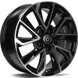 Dynasty Black Front Polished 7x17 5/114,3 ET40 CB73.1 60° - Alumiinivanteet - 313675 - 1