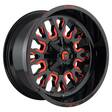 FC612 GLOSS BLACK RED TINTED CLEAR 9x18 6/135/139,7 ET1 CB106,1 60° - Alumiinivanteet - 246855 - 1
