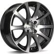 GTRSPORTS4 Black Front Polished 6,5x15 5/98 ET35 CB731,0 60° - Alumiinivanteet - 314475 - 1