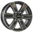 Hercules 6 Anthracite grey front polished 6,5x17 6/130 ET54 CB84.1 60° - Alumiinivanteet - 334095 - 2