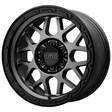 KM535 Matte Gray Matte Black Lip 8,5x17 6/120 ET0 CB66,9 60° - Alumiinivanteet - 260635 - 1
