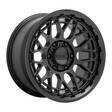 KM722 Satin Black Black 9x20 8x165,1 ET18 CB125.1 60° 1678 kg - Alumiinivanteet - 275035 - 1
