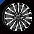 MAK Krone Black Mirror 8x20 5/112 ET43 CB66,6 R14 - Alumiinivanteet - 214355 - 1