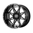 MO993 Gloss Black Milled 8,5x18 6/139,7 ET18 CB106,2 60° - Alumiinivanteet - 238695 - 1