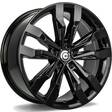 Mountain Black Glossy 8,5x20 5/112 ET38 CB66,5 60° - Alumiinivanteet - 314245 - 1