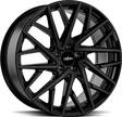 OXIGIN Oxmove Black Matt 8,5x19 5/108 ET38 CB72.6 60° - Alumiinivanteet - 335055 - 1